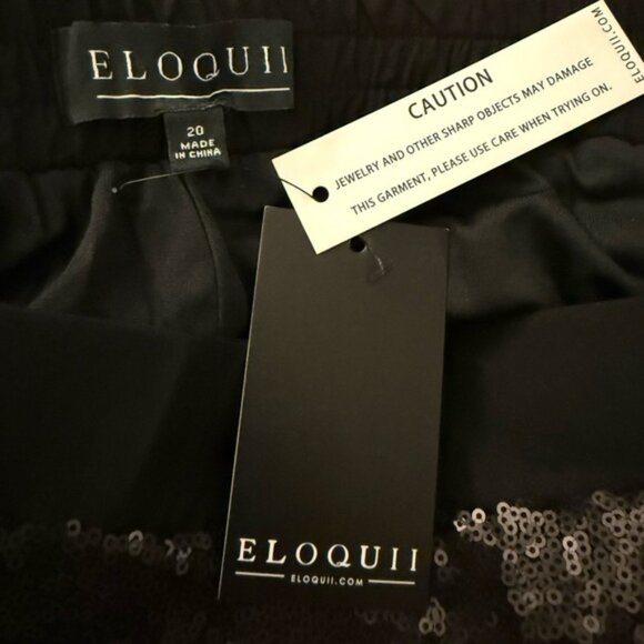 Black Sequin Pants - Picture 3 of 3